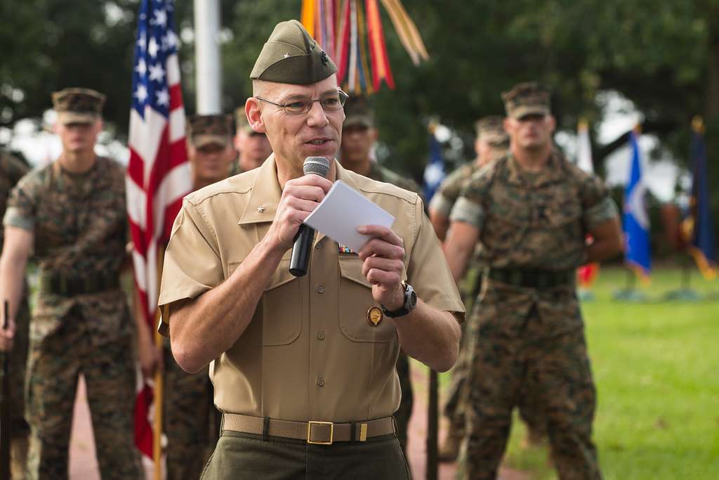 U.S. Marine Corps Brig. Gen. Ryan Heritage, deputy - PICRYL Public ...