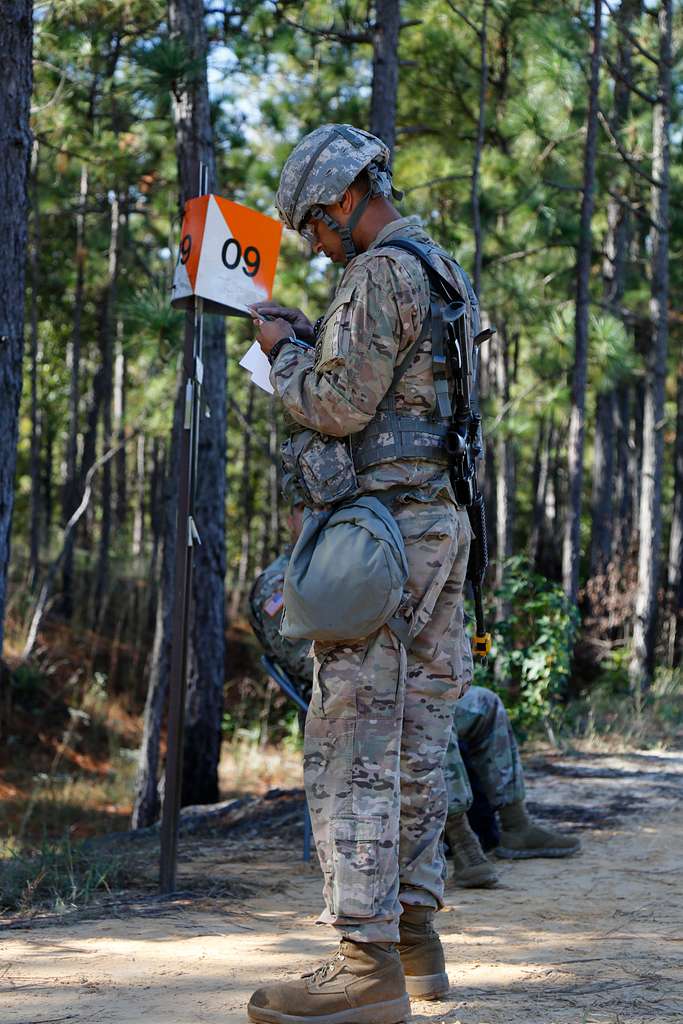 U.S. Army Soldier conducts the land navigation course - PICRYL Public ...