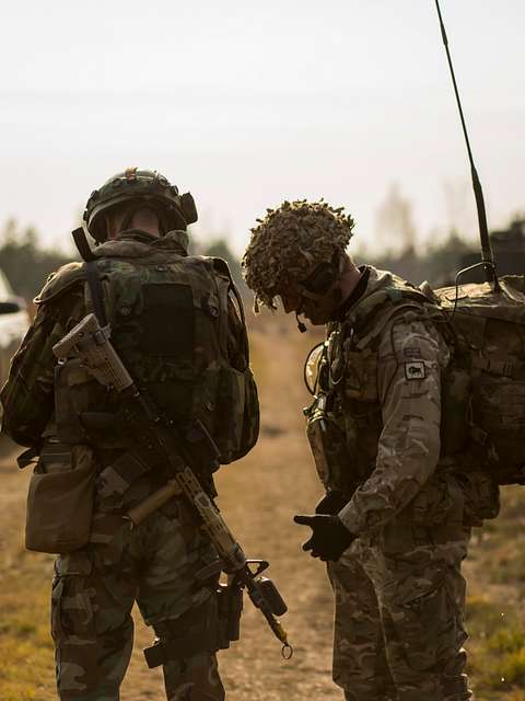 ADAZI MILITARY BASE, Latvia - Dutch and British platoon - PICRYL Public ...