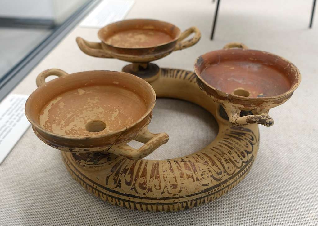 Classic Greek Ceramic Cup - Tenement Museum