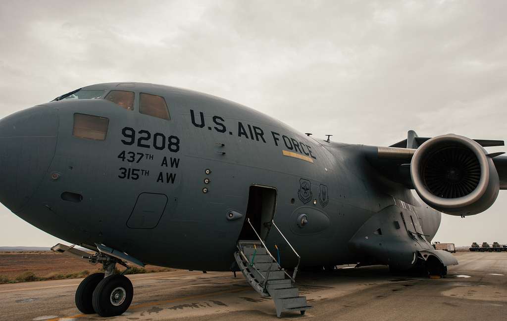 An 816 Expeditionary Airlift Squadron C 17 Globemaster Nara And Dvids Public Domain Archive 