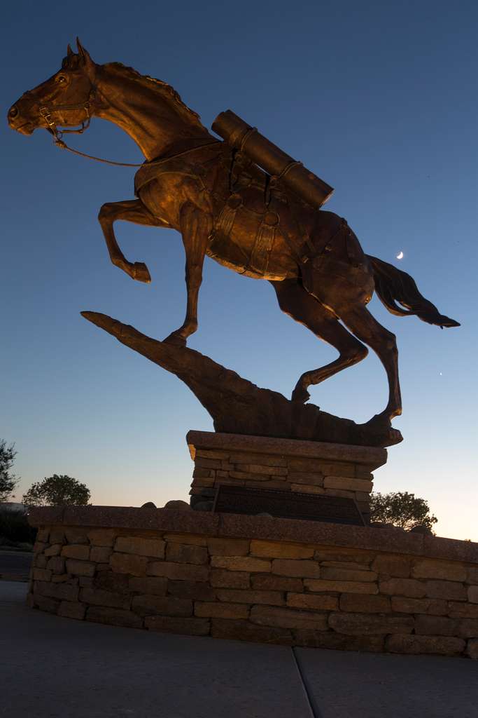 War horse Staff Sgt. Reckless monument at Pacific Views - PICRYL ...