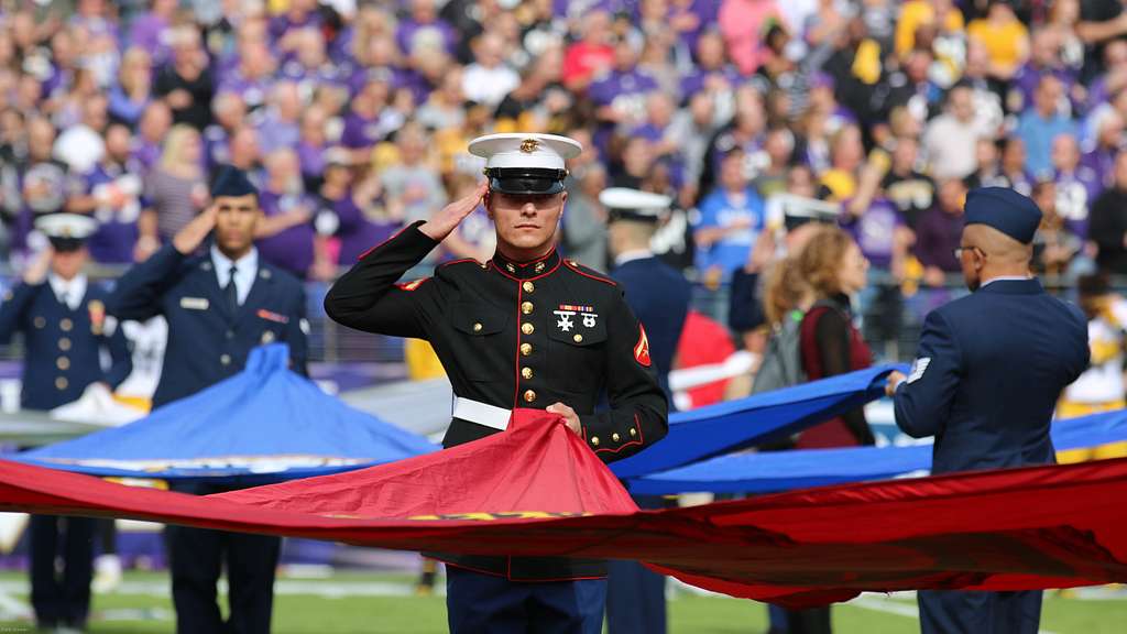 JTF-NCR members participate in Ravens vs. Steelers 'Salute to