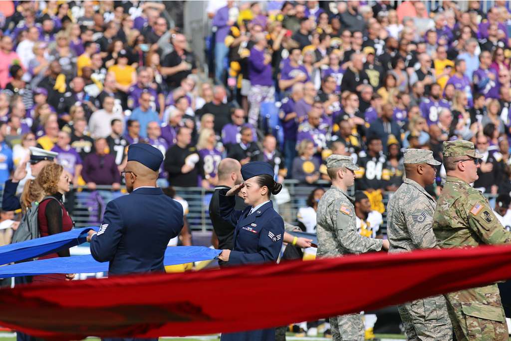 JTF-NCR members participate in Ravens vs. Steelers Salute to