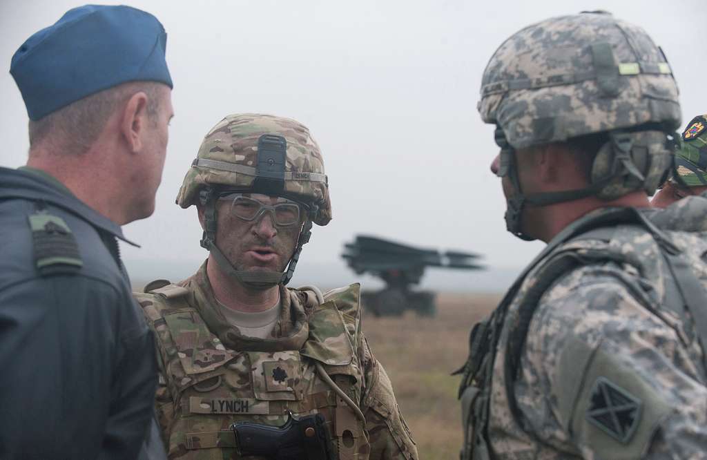 U.S. Army Lt. Col. Douglas Lynch (center), Commander - PICRYL - Public ...