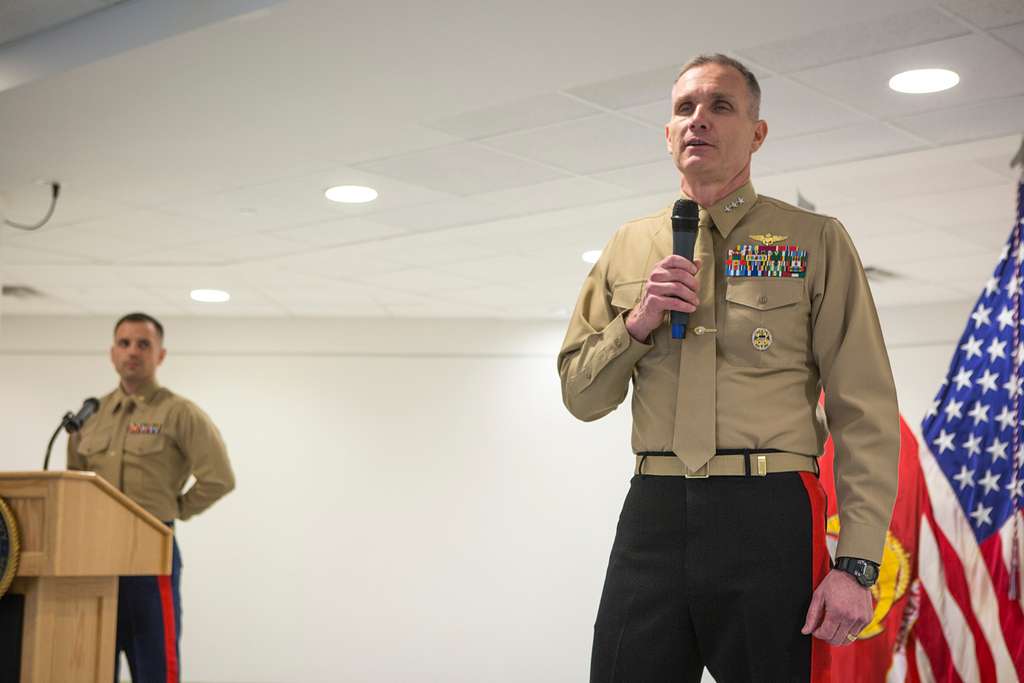 U.S. Marine Corps Lt. Gen. Gary Thomas, deputy commandant, - PICRYL ...