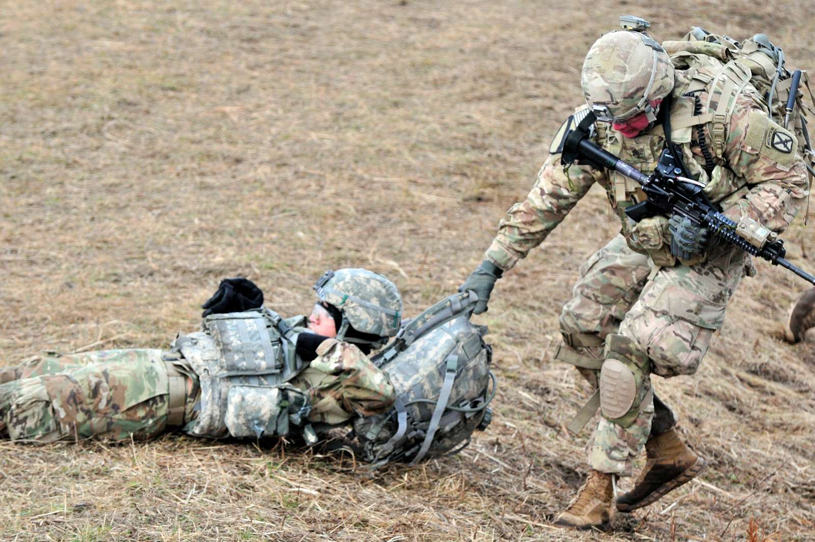 A 1st Brigade Combat Team, 10th Mountain Division soldier - NARA ...