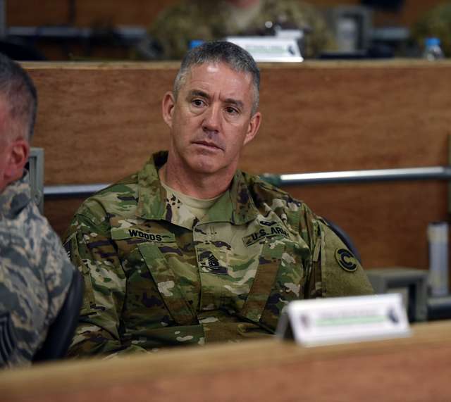 Army Command Sgt. Maj. William Woods, senior enlisted - NARA & DVIDS ...