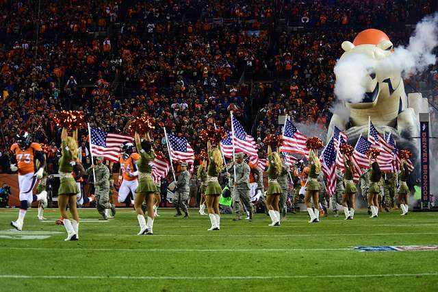 A child attending the Denver Broncos Salute to Service - PICRYL - Public  Domain Media Search Engine Public Domain Image