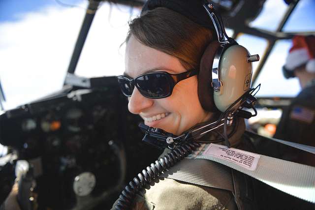 Maj. Dominique Haig, 36th Airlift Squadron C-130 Hercules - NARA ...