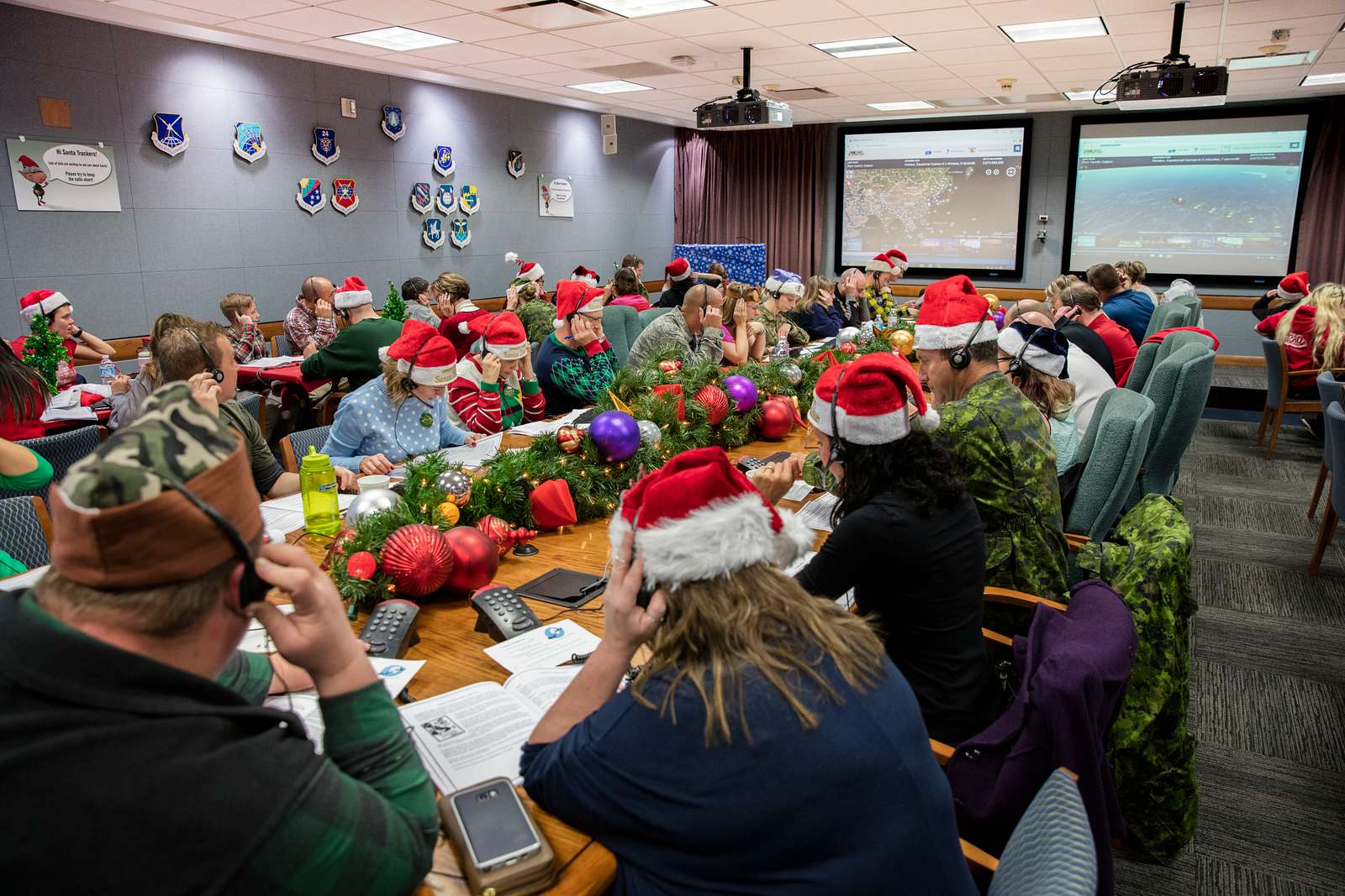 A photo of the 2016 NORAD Tracks Santa Operations Center - NARA & DVIDS ...