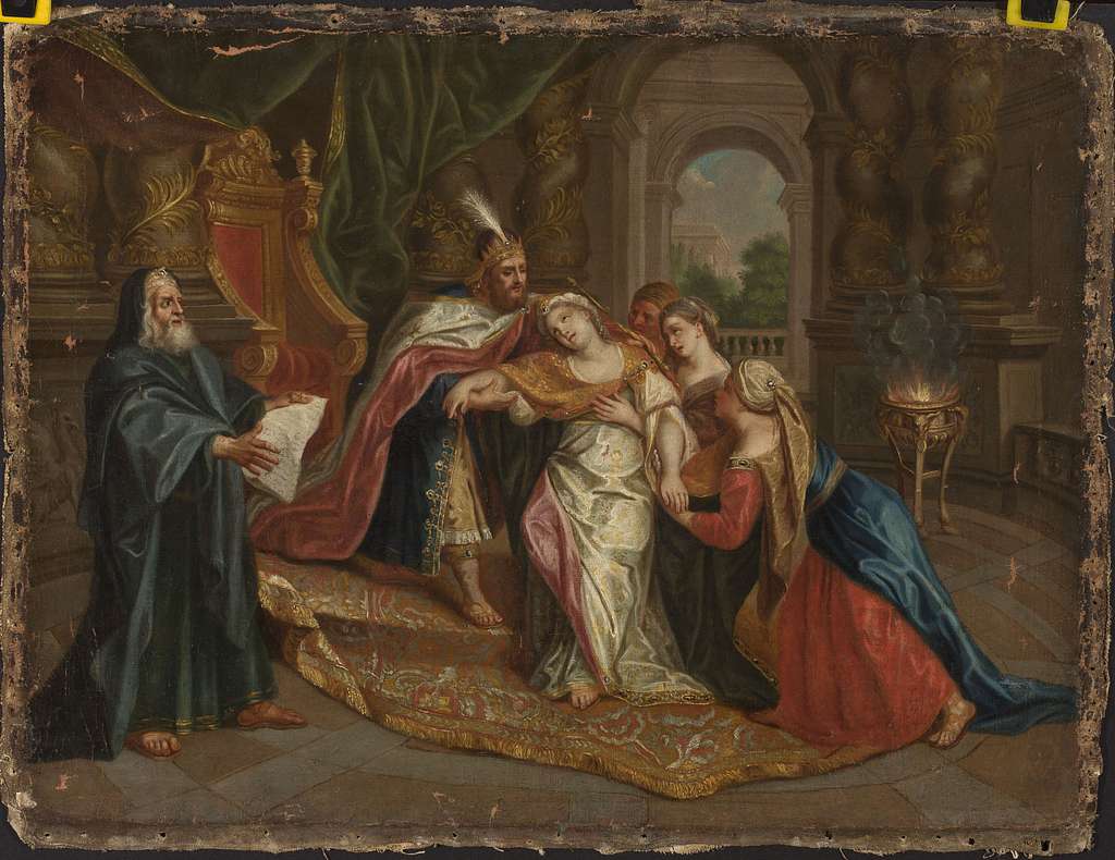 Antoine Coypel - Esther and Ahasuerus - M.Ob.197 MNW - National Museum ...