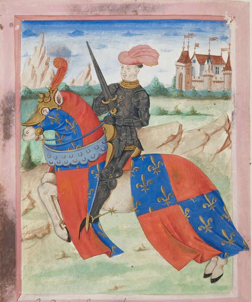 Armorial De Gilles Le Bouvier - Bnf Fr. 4985 F111v - Charles D'albret 