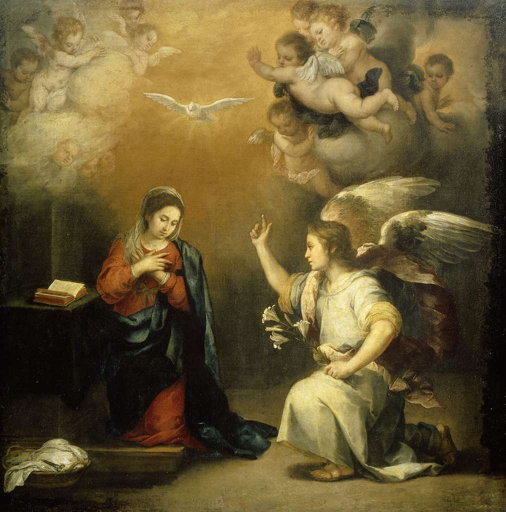 Bartolomé Esteban Murillo - La Anunciación (Rijksmuseum) - PICRYL ...