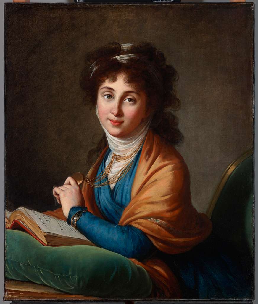 Elisabeth Louise Vigée-Lebrun - Portrait Of Natalia Zakharovna ...