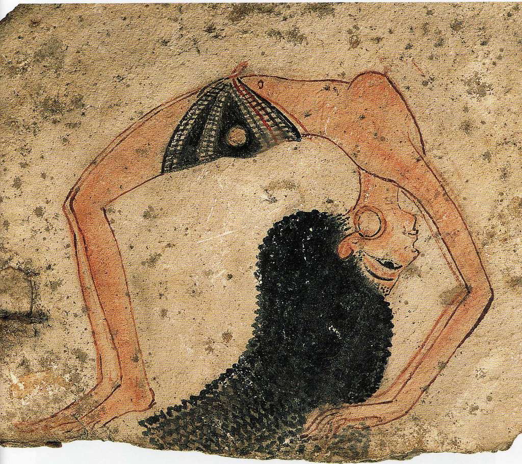 Female topless egyption dancer on ancient ostrakon - PICRYL - Public Domain  Media Search Engine Public Domain Search