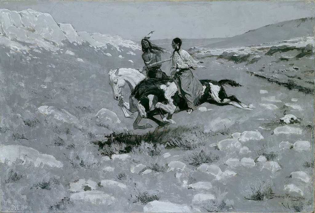 Frederic Remington - Ceremony of the Fastest Horse - 1982.782 - Art ...