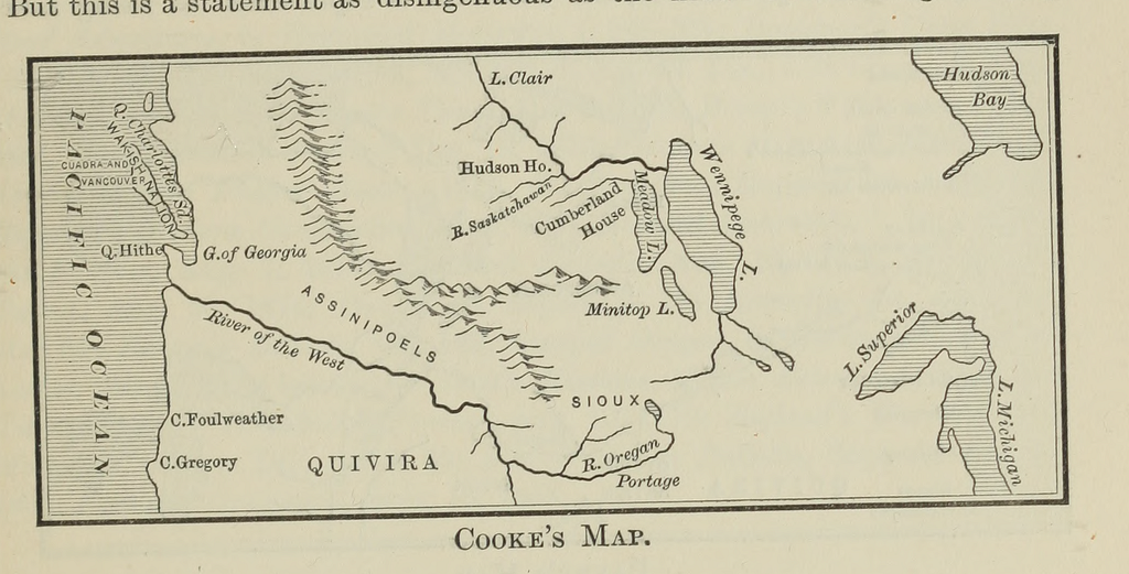 History of Oregon Cooke's Map - PICRYL Public Domain Search