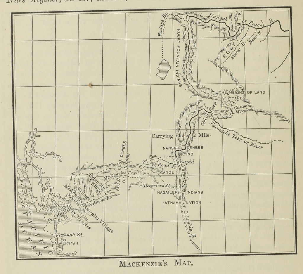 History of Oregon Mackenzie's Map - PICRYL Public Domain Search