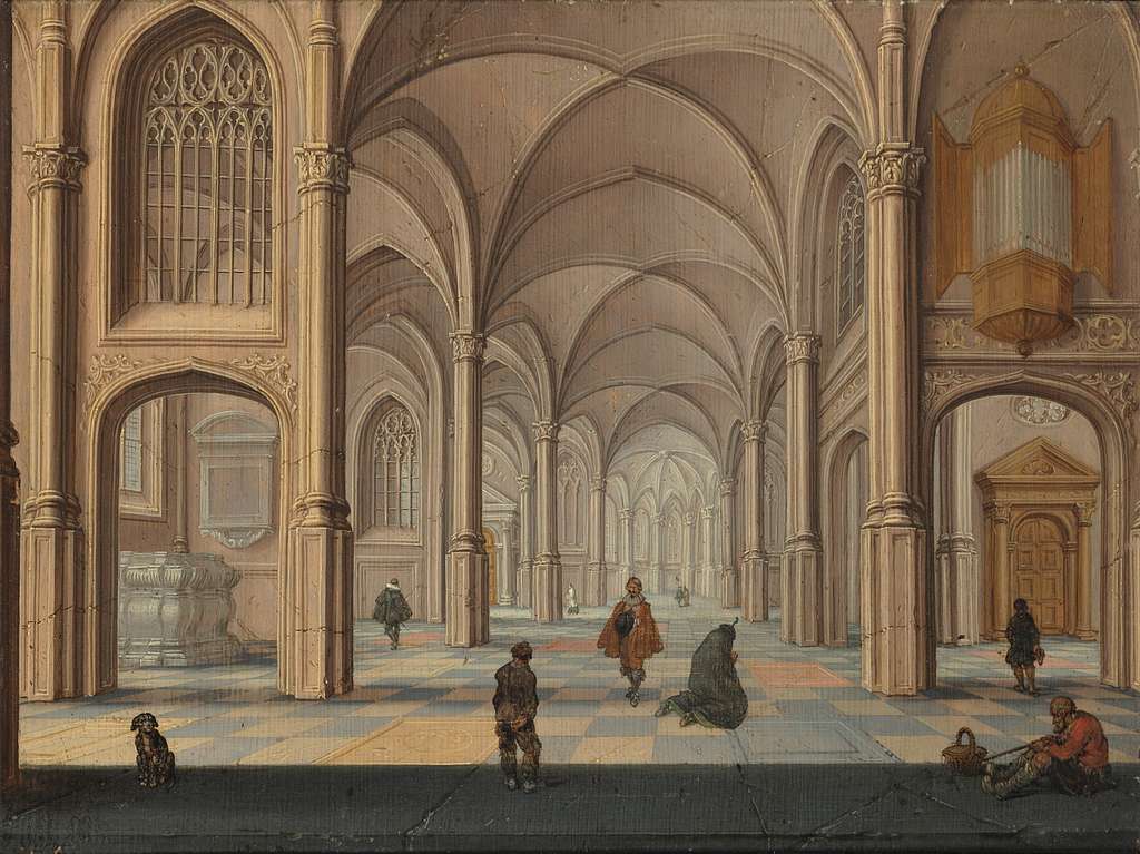 Jan van der Vucht - Kerkinterieur - 1945 (OK) - Museum Boijmans Van ...