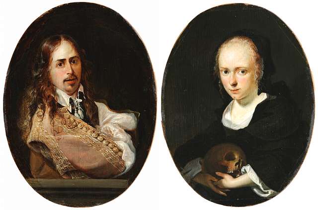 Karel Slabbaert - Portrait of the artist and his wife 75 slabbaert 7667 ...