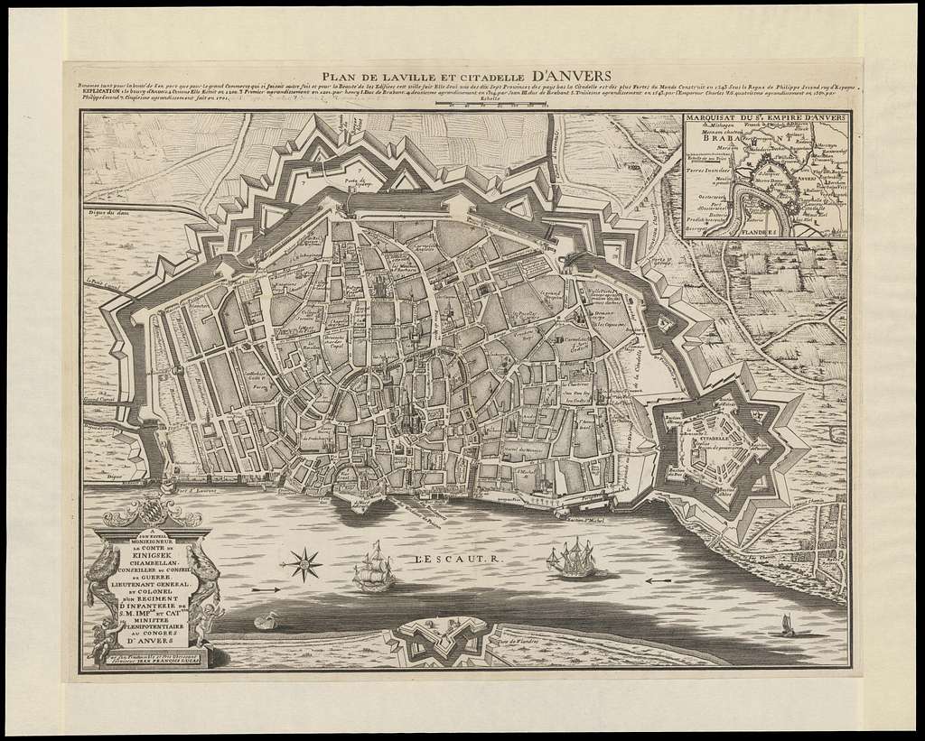 Plan van Antwerpen en de citadel (tg-uapr-49) - PICRYL Public Domain Search