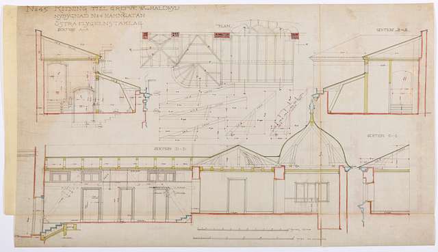 Ritning Hallwylska Palatset - Hallwylska Museet - 101051 - PICRYL ...