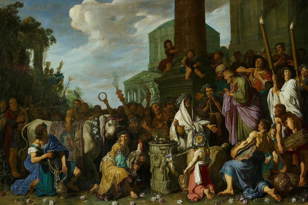 Sacrifice of Manoah Painting by Pieter Lastman - Fine Art America