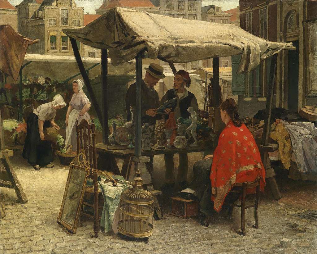 61 Paintings of markets, Market Images: PICRYL - Public Domain