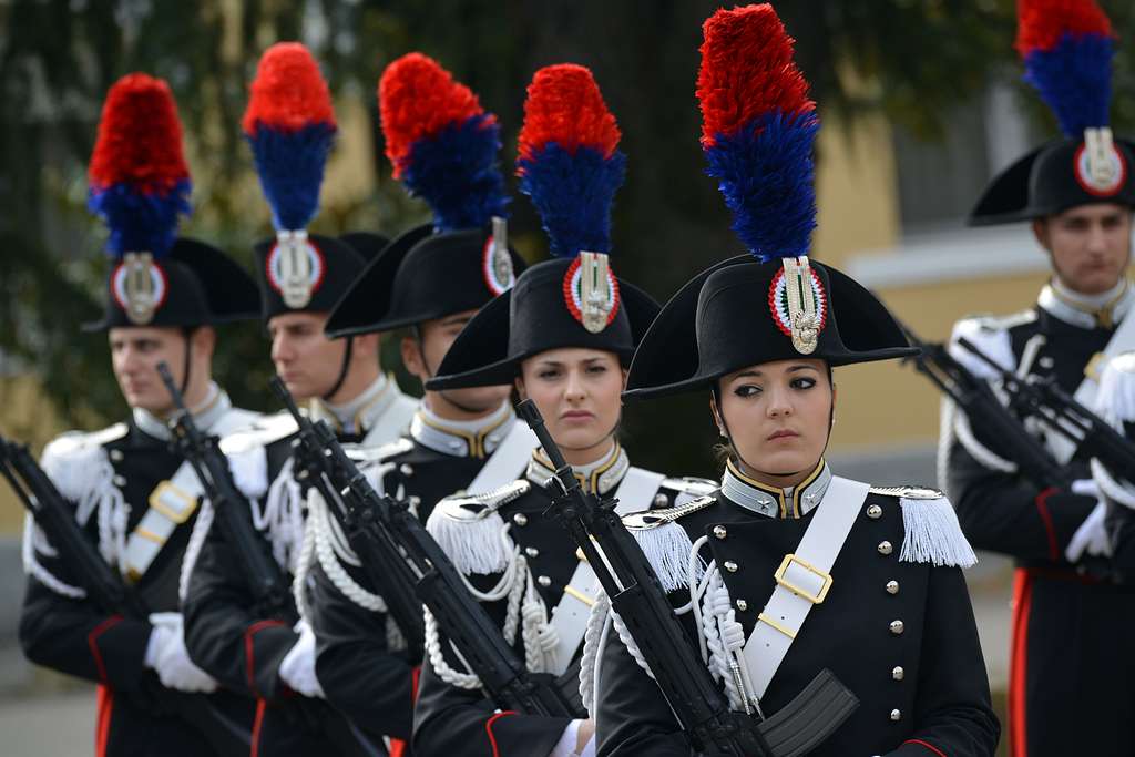 Italian Carabinieri of the NCO school of Florence, - PICRYL - Public Domain  Media Search Engine Public Domain Search