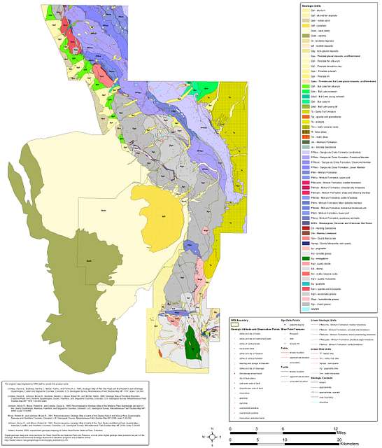 NPS great-sand-dunes-geologic-map - Public domain map - PICRYL - Public ...