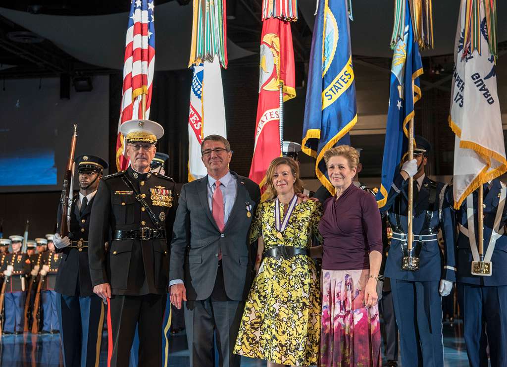 Secretary Of Defense Ash Carter And His Wife Stephanie Picryl Public