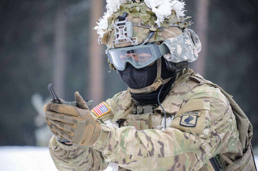 A U.S. Paratrooper, Assigned To Headquarters And - NARA & DVIDS Public ...