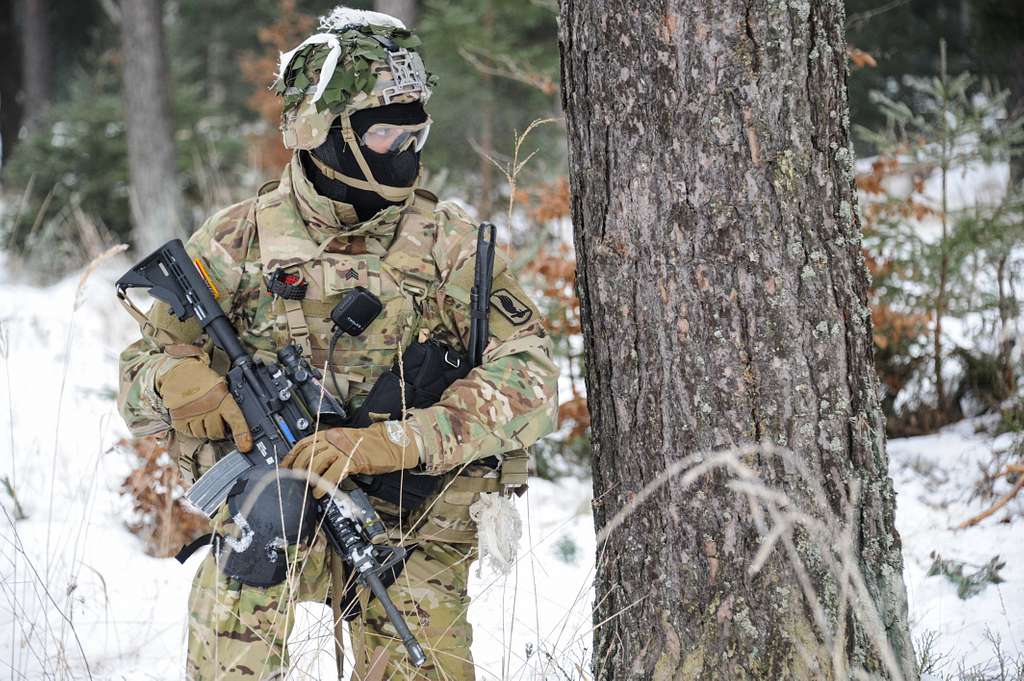 A U.S. Paratrooper, Assigned To Headquarters And - NARA & DVIDS Public ...