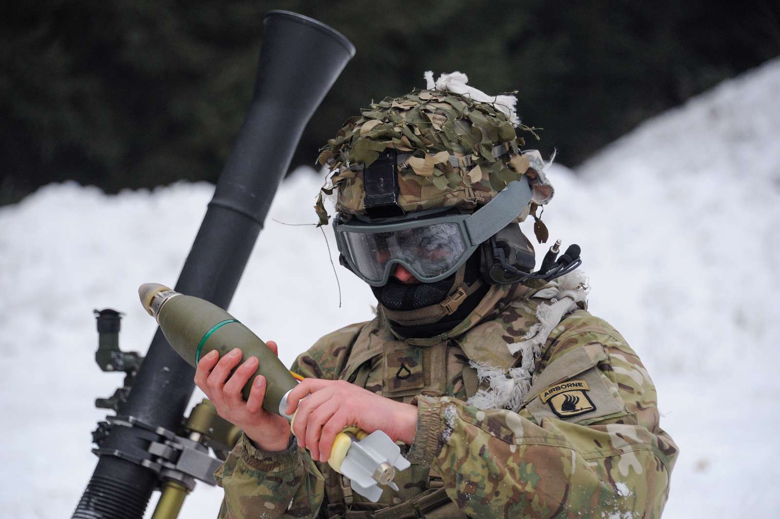 A U.S. Paratrooper, Assigned To Headquarters And - NARA & DVIDS Public ...