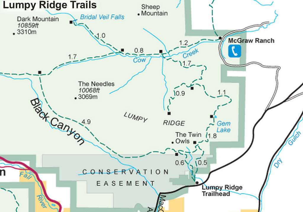 NPS rocky-mountain-lumpy-ridge-trail-map - PICRYL Public Domain Search