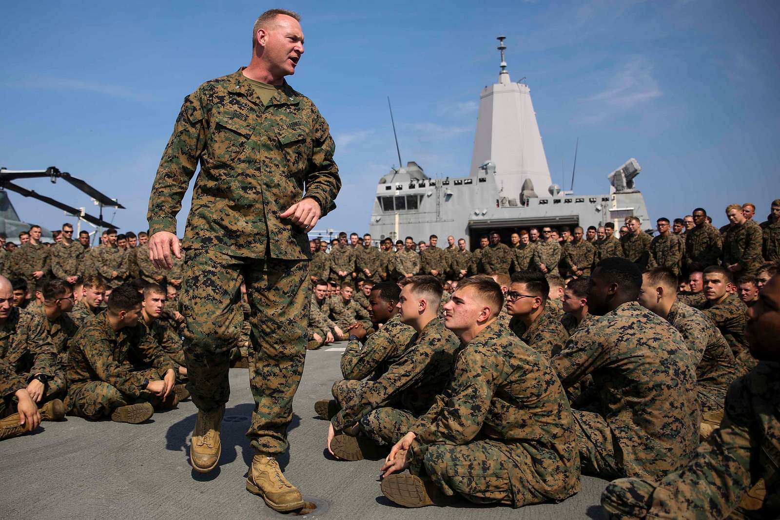 Lt. Col. Michael Ogden, commanding officer of Battalion - NARA & DVIDS ...