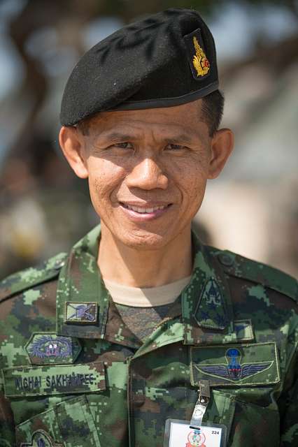 Royal Thai Army Col. Vichai Sakhampee, looks on during - NARA & DVIDS ...