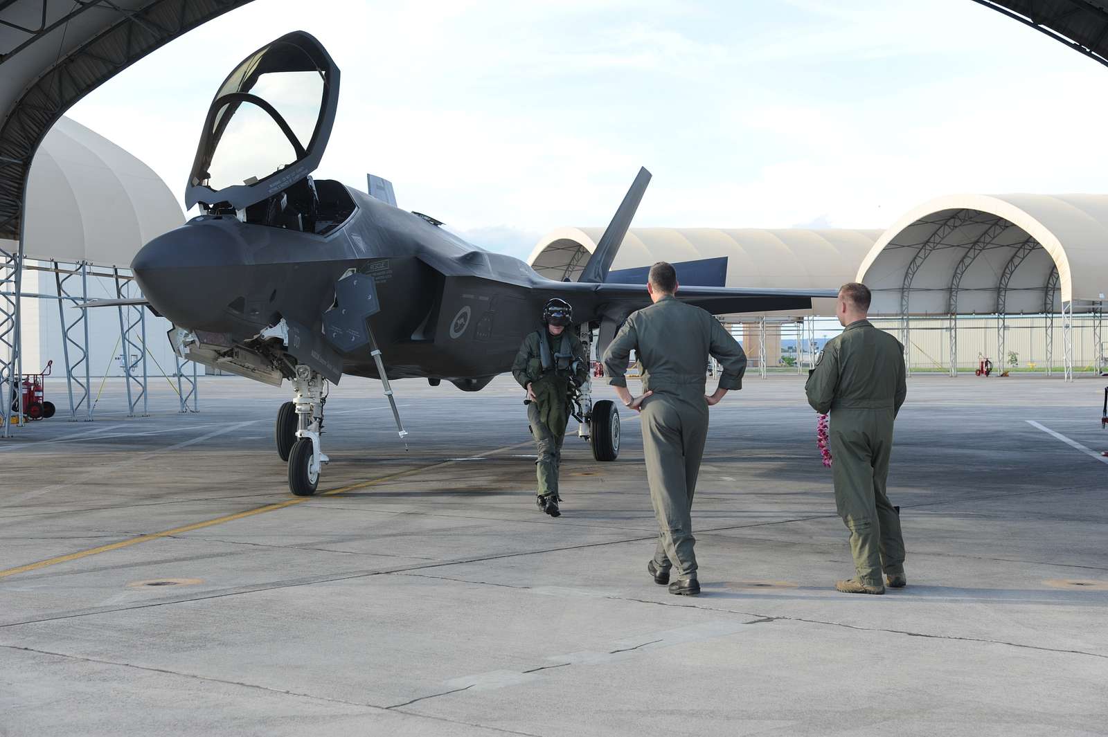 Two Australian F 35a Lightning Ii Joint Strike Fighters Nara And Dvids