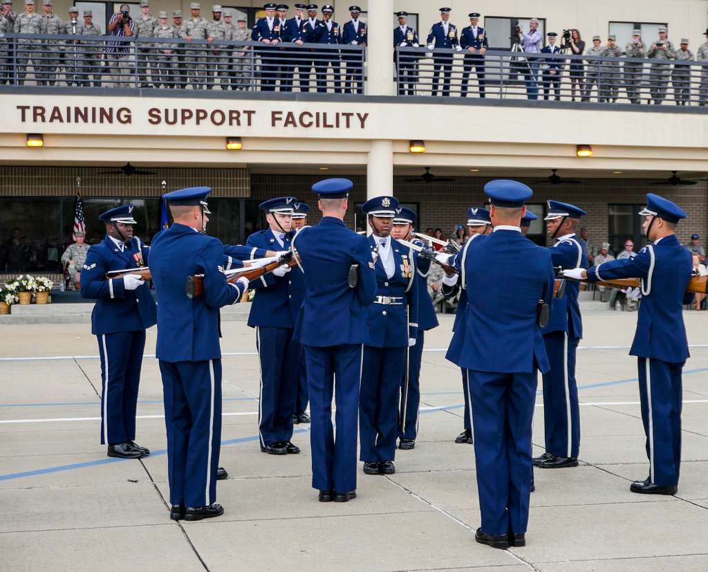 The U.S. Air Force Honor Guard Drill Team debuts their PICRYL Public