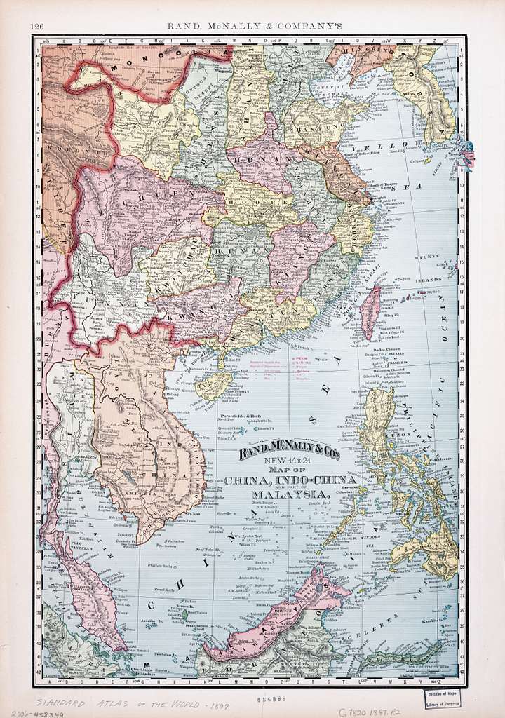 Large-scale-old-political-map-of-china-indochina-and-part-of-malasysia ...