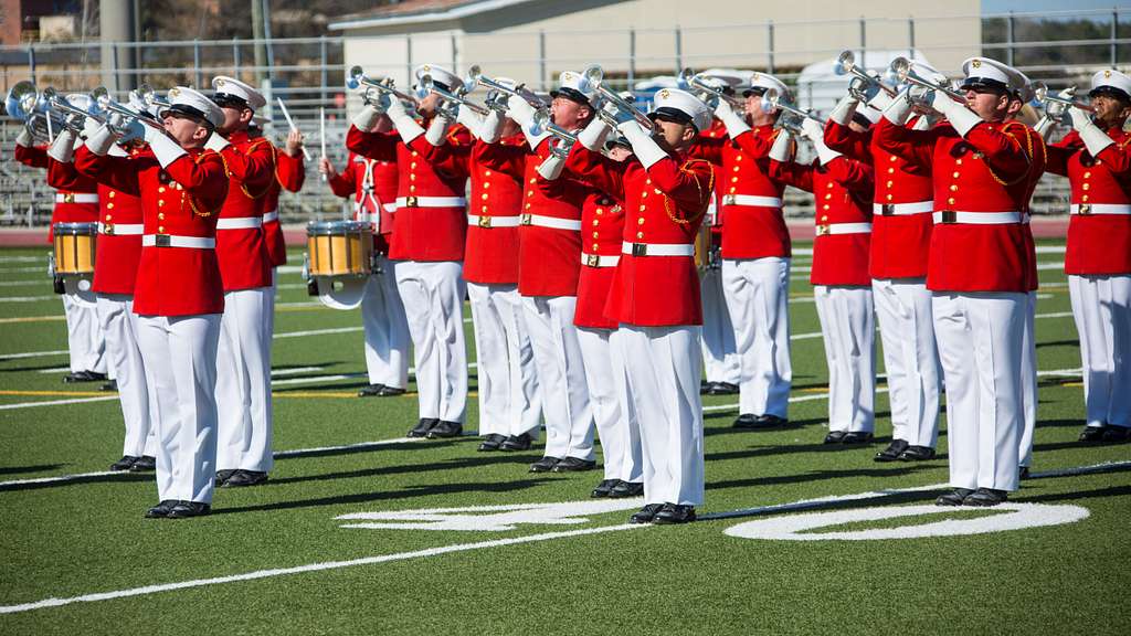 The U.S. Marine Drum And Bugle Corps, Marine Barracks - NARA & DVIDS ...