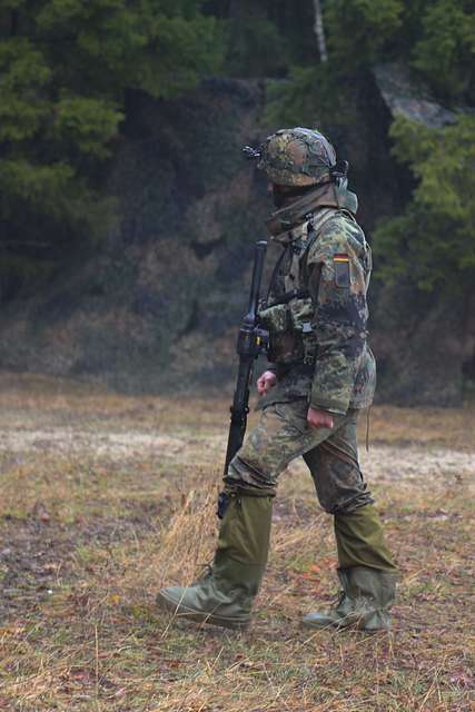 A German soldier of 2nd troop, 8th Reconnaissance Battalion, - NARA ...