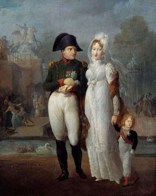 Napoleon I, Marie Louise of Austria and the king of Rome in the gardens of  the Tuileries - PICRYL - Public Domain Media Search Engine Public Domain  Search