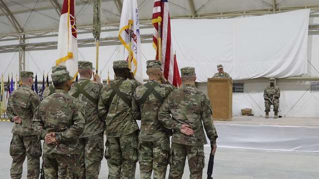 Color guard Soldiers of the 176th Engineer Brigade - NARA & DVIDS ...