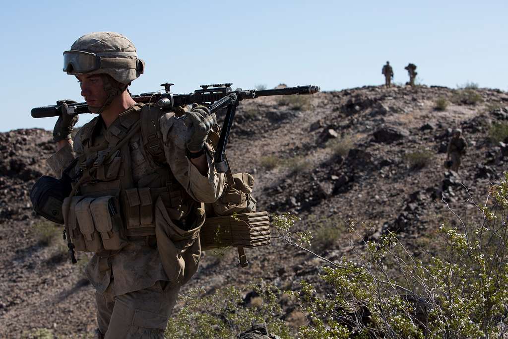 A U.s. Marine With 2nd Battalion, 6th Marine Regiment, - Picryl Public 