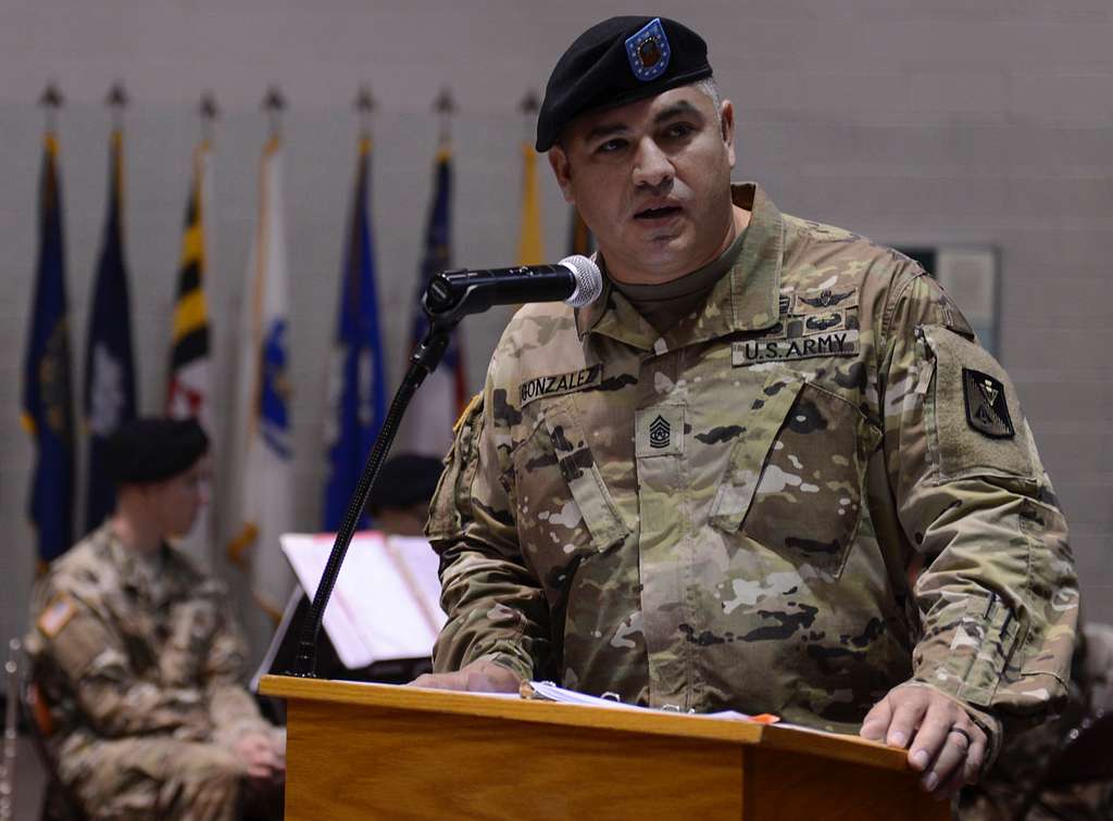 Us Army Command Sgt Maj Gerado Gonzalez 128th Nara And Dvids