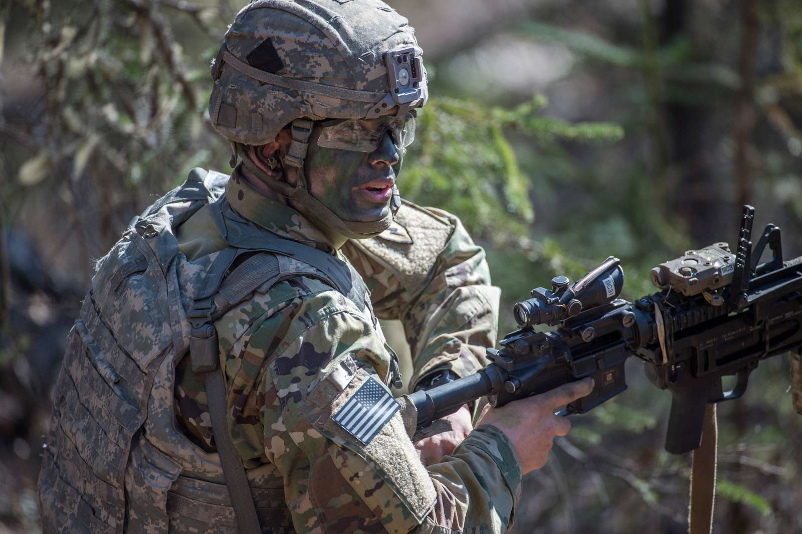 A paratrooper assigned to Scout Platoon, Headquarters - NARA & DVIDS ...