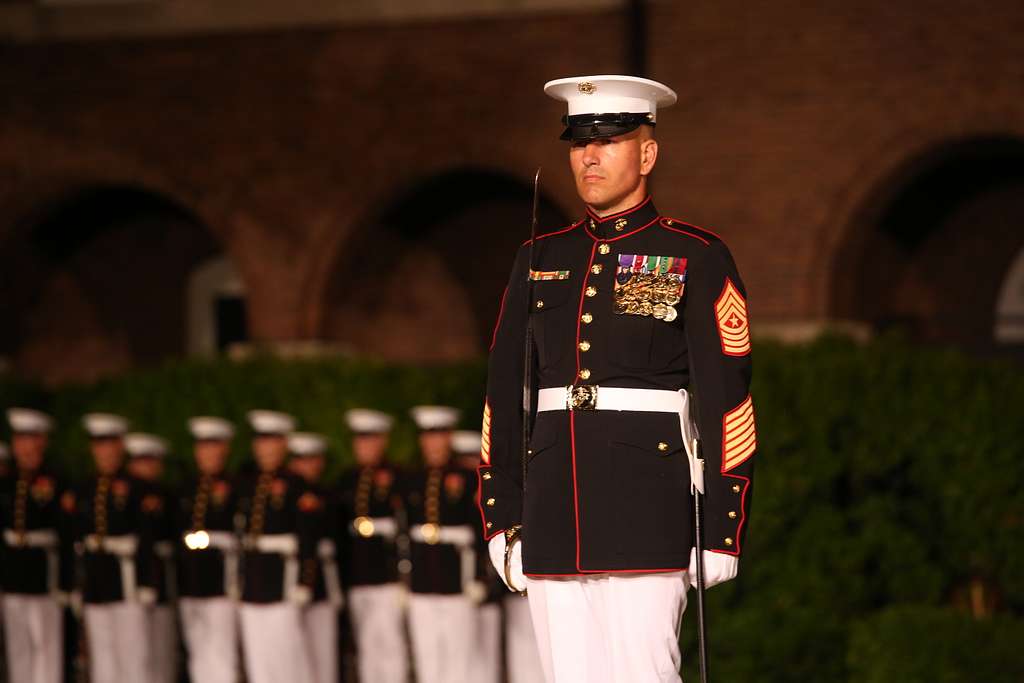 Sergeant Major Matthew R. Hackett, Marine Barracks - NARA & DVIDS ...