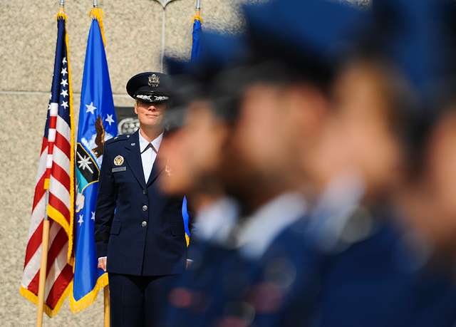 Brig. Gen. Kristin Goodwin, Cadet Wing commandant, - PICRYL Public ...